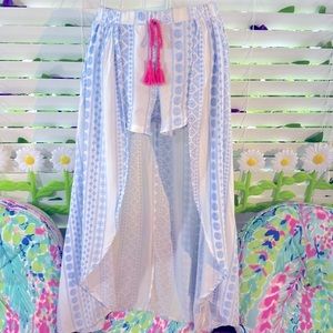 Love at First Sight shorts with long skirt attached